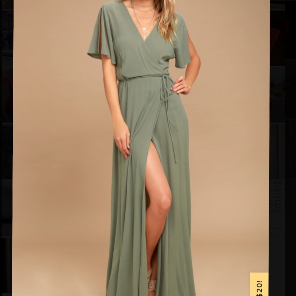 Lulu's Much Obliged Maxi Dress